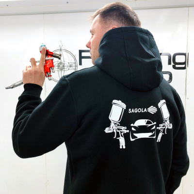 Sagola толстовка с принтом 100% хлопок, L